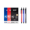 Und Stal 3 Farben glatter Ölballpoint Stift Plastik 0,7 mm Ball Stiftballpoint für das Schreiben von Schulbüros